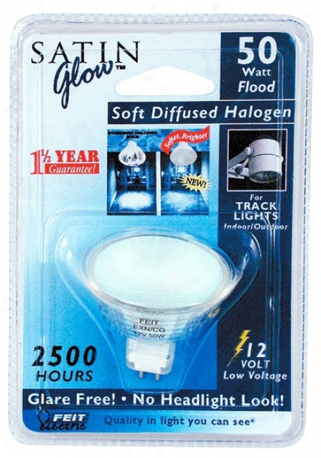 50 Watt Mr16 Soft Diffused Halogen Light Bulb (79658)