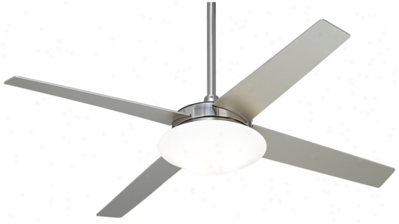 52" Casa Vieja Exclaim Brushed Nickel Ceiling Fan (r5134)