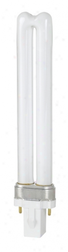 9 Watt 2-pin Biax Cfl Light Bulb (36102)