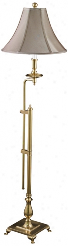 Antique Brass Adjustable Height Prevail over Lamp (f4378)