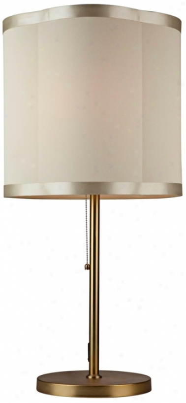 Artcraft Richmond Satin Brass Table Lamp (w5721)