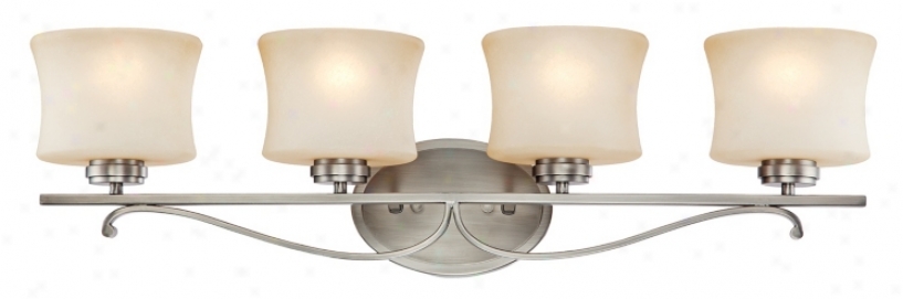 Aube Collection Pewter 31" Wide Bathroom Light Fxtu5e (02726)