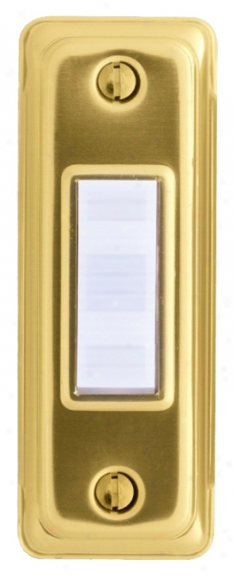Basic Succession Gold Doorbell Button (k6277)