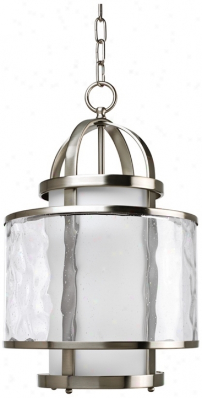 Bay Court Collection Nickel 11 3/4&uqot; Wide Pendant Light (r7959)