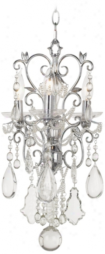 Belle Of The Ball Crystal Mini Three Light Chandelier (70515)