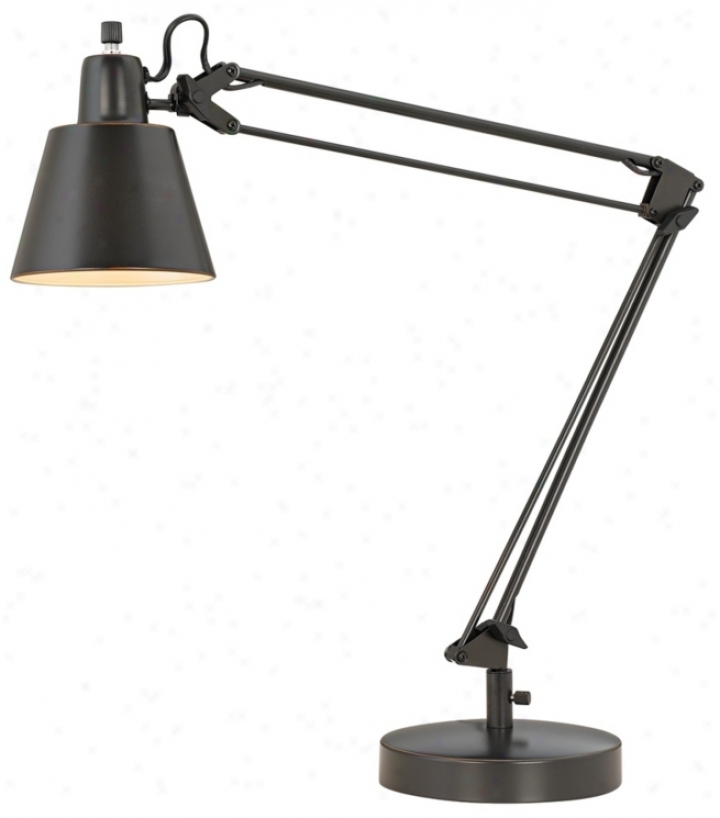 Benza Bronze Adjustable Architect'z Desk Lamp (p5453)