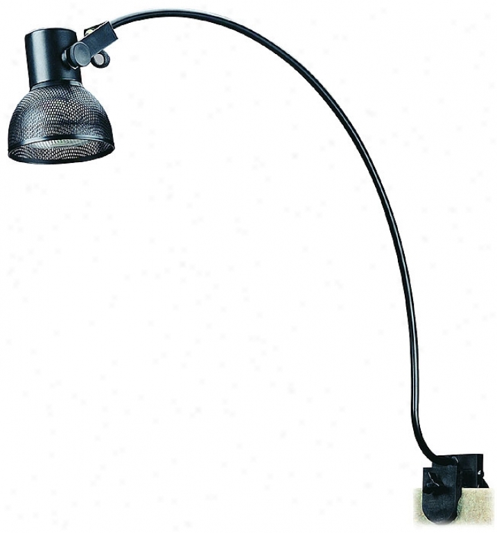 Black Finish 20" High Plug-in Clamp Image Light (45499)
