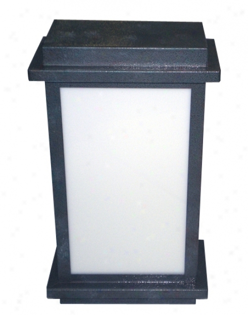 Black Rust Box Wall Lantern (64698)