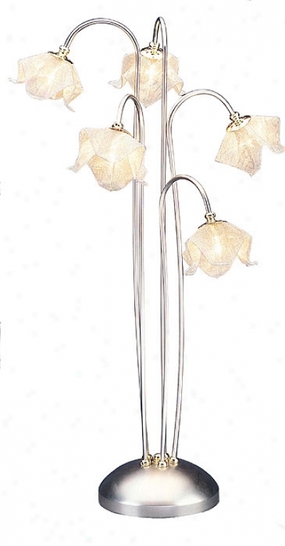 Bouquet Of Flowers Five Light Slab Lamp (83681)