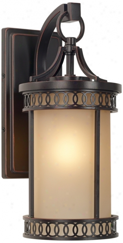 Bristol Park Collection 14 3/4" Remote from the equator Outdoor Wall Light (p5704)