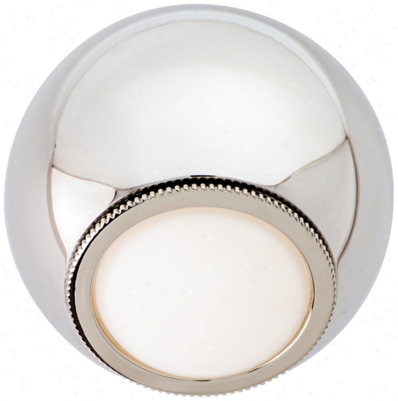 Csl Orb Polished Nickel 5 1/4" Wide Led Wall Light (t0074)
