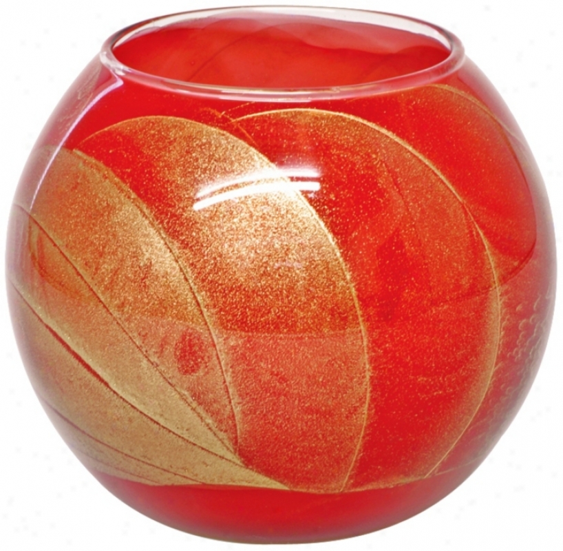 Esque&#8482; 4" Poppy Candle Globe By the side of Gift Bkx (w6558)