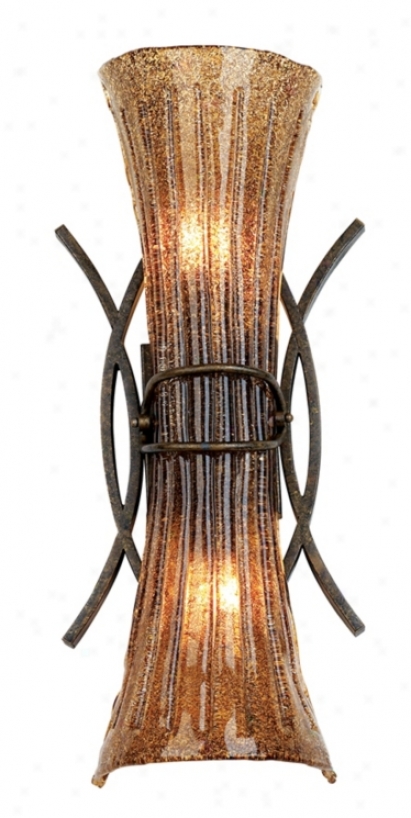 Fiji Collection Aged Bronze 23 1/2" High Wall Sconce (54167)