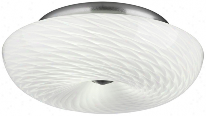 Forecast Inhale Assemblage 16" Marta White Ceiling Light (47662)
