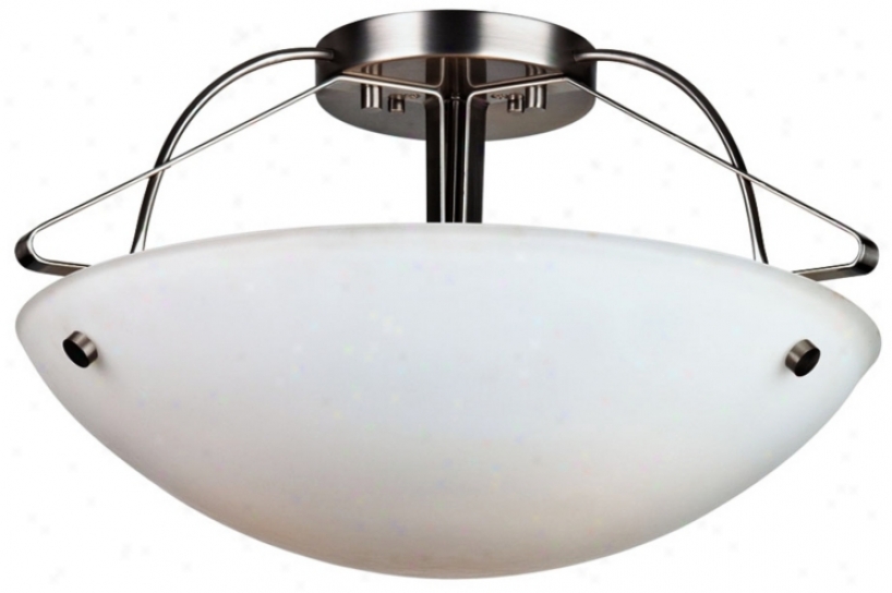 Forecast Orb Collection 21 1/2" Wide Nickel Ceiling Light (96872)