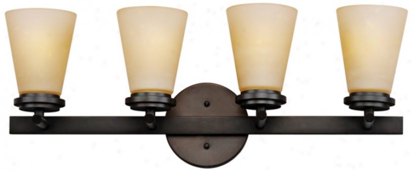 Foresee Place And Country 25" Bronze Bathroom Light Fixture (g5823)