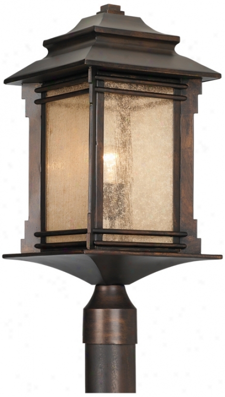 Franklin Iron Works Hickory Point Outdoor Post Light (09740)