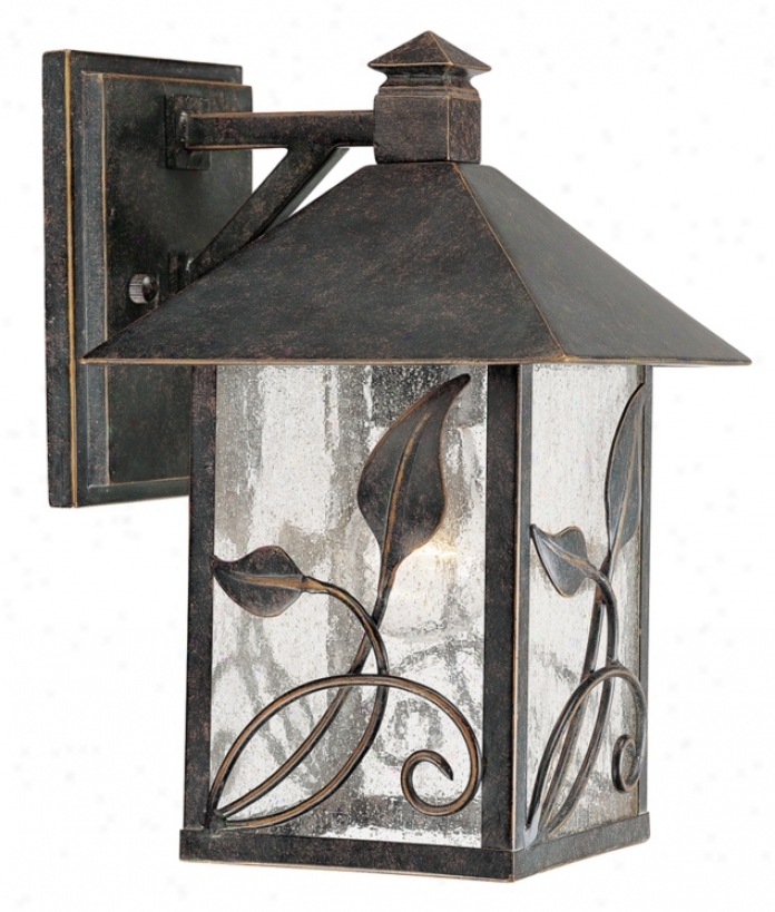 French Garden Assemblage 10 1/2" High Outdoor Wall Light (70532)