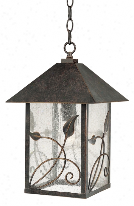 French Garden Collection 15" High Hanging Outdoor Light (71031)