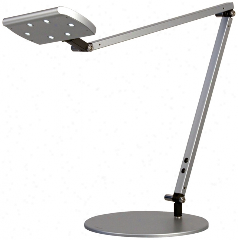 Gen 2 Icelight Silver Finish Warm White Led Desk Lamp (k9447)