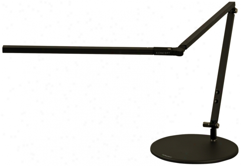 Gen 2 Z-bar Metallic Black Daylight Led Mini Desk Lamp (k9439)