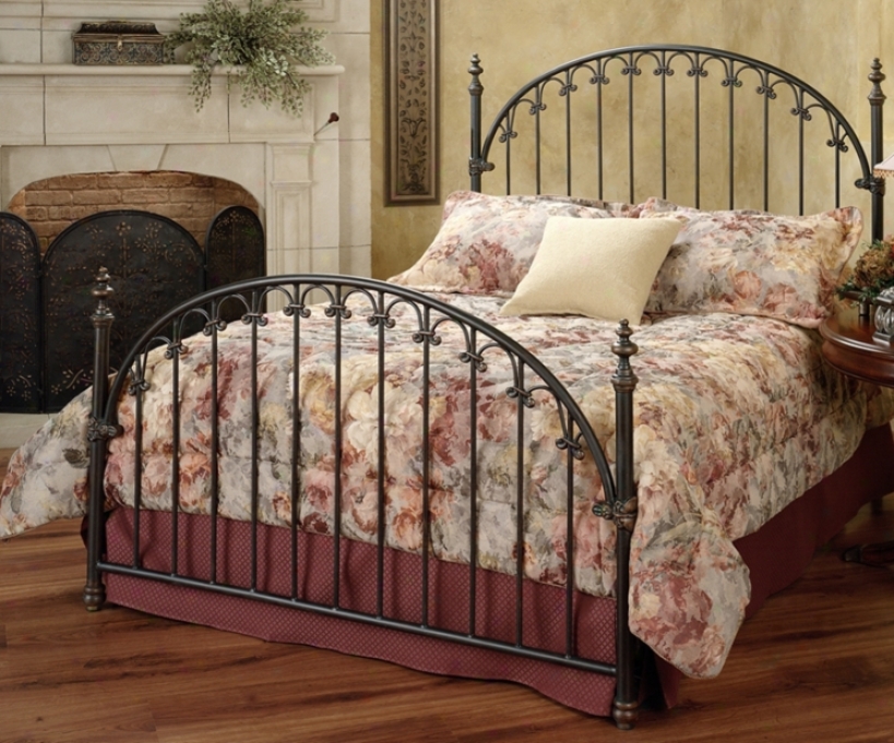 Hillsdale Kirkwell Brushed Bronze Metal Spindle Bed (queen) (m6509)