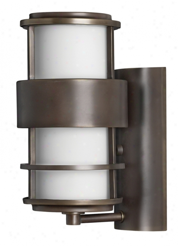 Hinkley Saturn Metro Bronze12" Capital Outdoor Wall Light (60814)