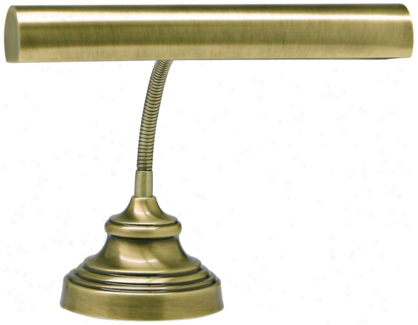 House Of Troy Advent 12 1/2" High Antique Brass Piano Lamp (r3372)