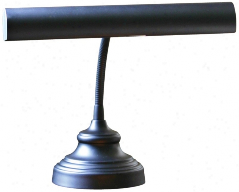 House Of Troy Advnt 12 1/2" High Black Piano Lamp (r3370)
