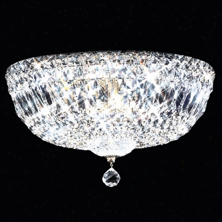 James R. Moder 14" Wide Imperial Crystal Ceiling Fixturs (r6390)