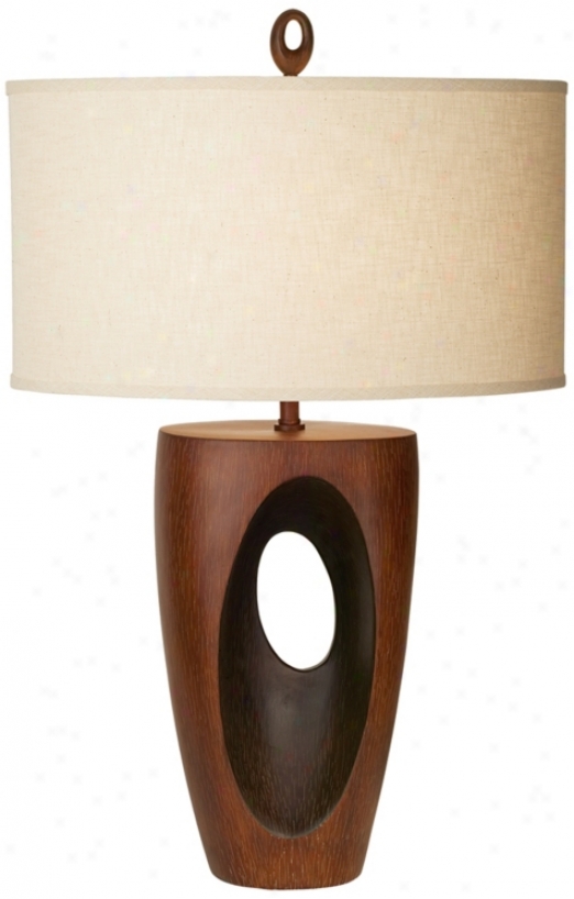 Kathy Ireland African Eclipse Table Lamp (p7342)