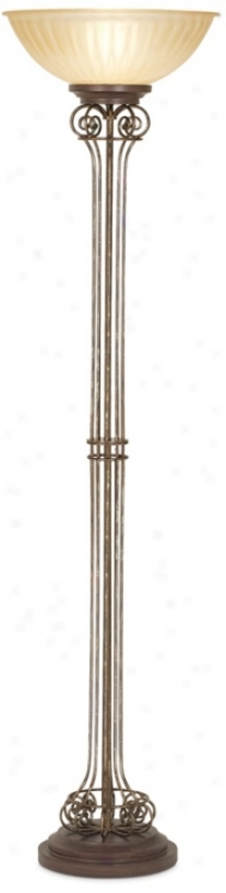 Kathy Ireland Gdorgetown Collection Torchiere Floor Lamp (r1042)