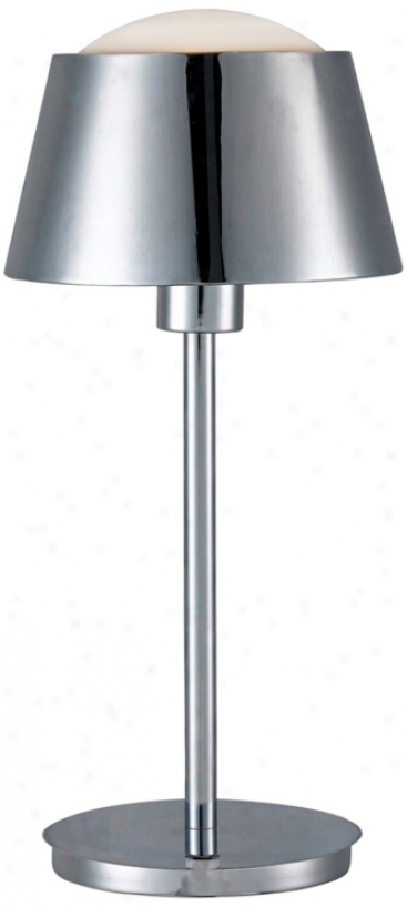 Kenroy Kramer Chrome Finish Desk Lamp (r8292)