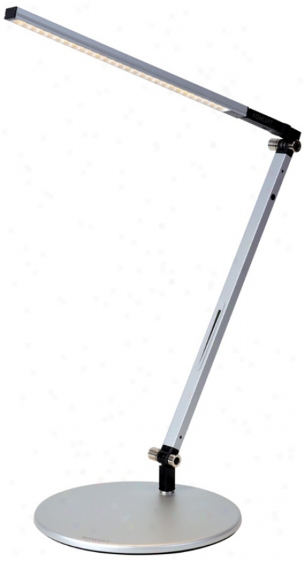 Koncept Gen 3 Z-bar Solo Warm Light Led Silver Desk Lamp (v6920)