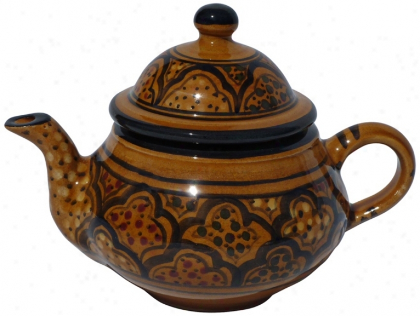 Le Souk Cerqmique Honey Design Teapot (x9828)