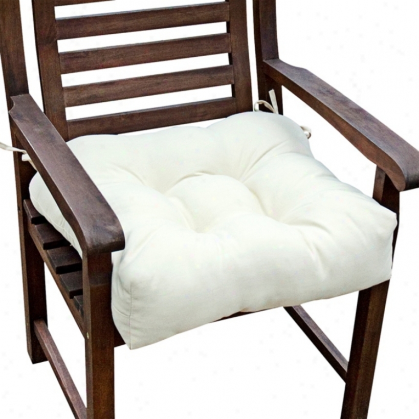 Light Tan 20" Square Outdoor Chair Cushion (w6248)