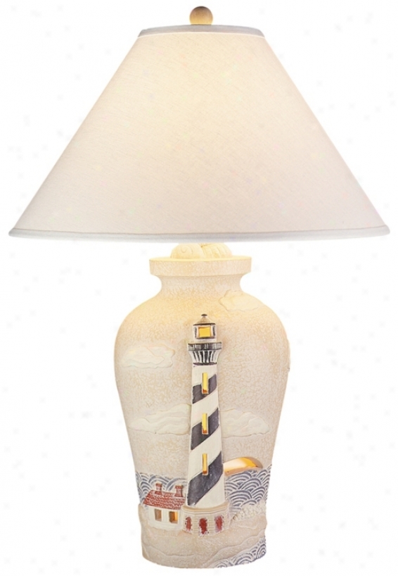Lighthouse With Darkness Light Table Lamp (58668)