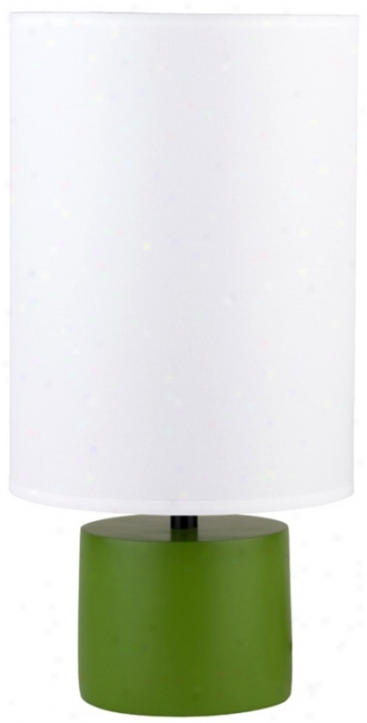 Lighhts Up! Devo Round Grass Table Lamp (t4449)