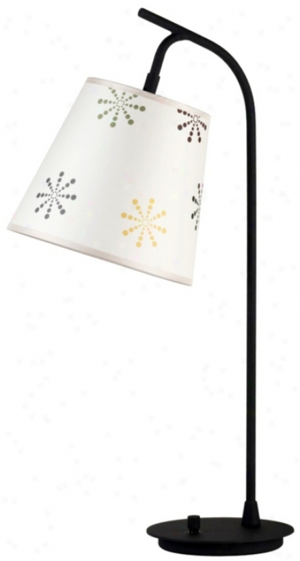 Lights Up! Snowflake Shade Walker Table Lamp (t3488)