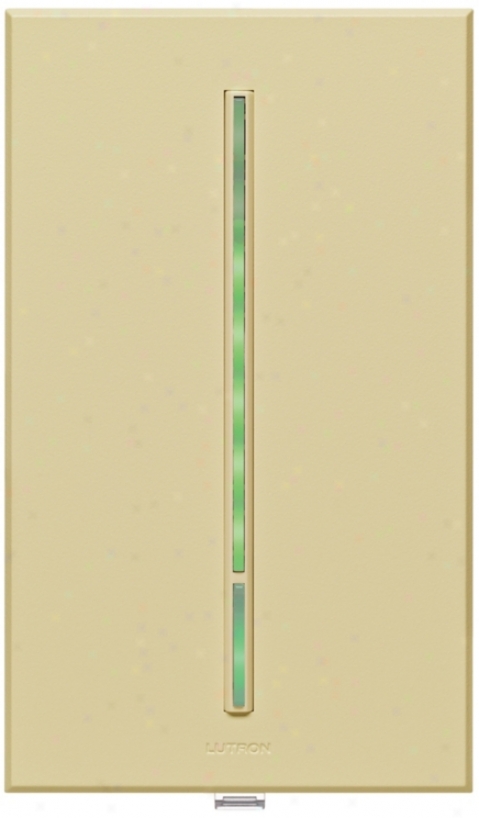 Lutron Vierti Green Led Almond Companion Control (71065)