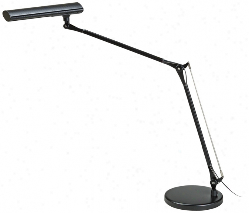 Luxy Aurora Led Enerrgy Efficient Black Desk Lamp (n4962)