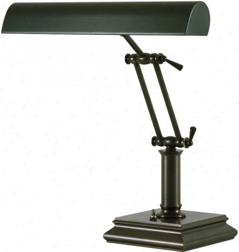 Mahogany Bronze Piano Lamp (40864)