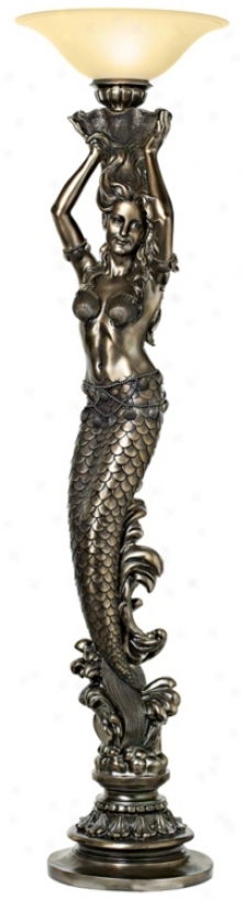Mermaid Torchiere Floor Lamp (16325)