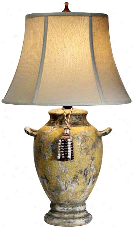 Natural Light Herculaneum Ceramic Table Lamp (p5341)
