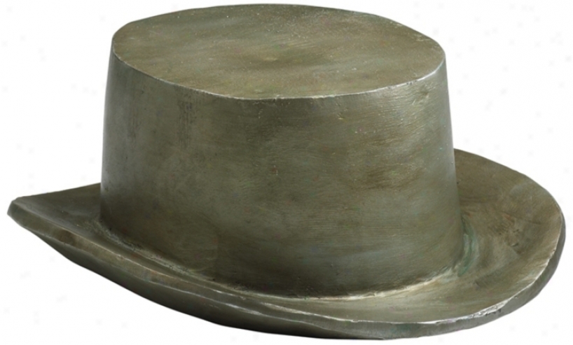 Pewter Finish Collwctible Large Hat Token (r0266)