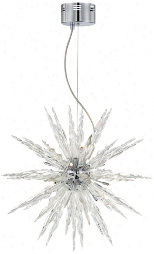 Possini Euro Desitn Glass cIicle Hanging appendage Light (r6578)