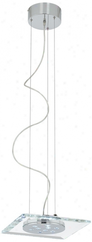 Possini Euro Design L3d 11 3/4" Wide Glass Pendant Light (t5247)