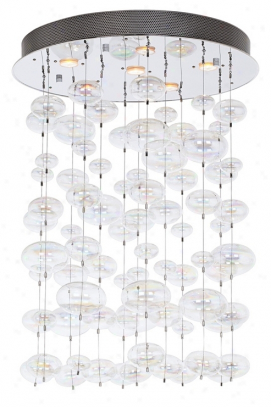 Possini Euro Floating Bubble 6-light Round Ceiling Fixture (98120)