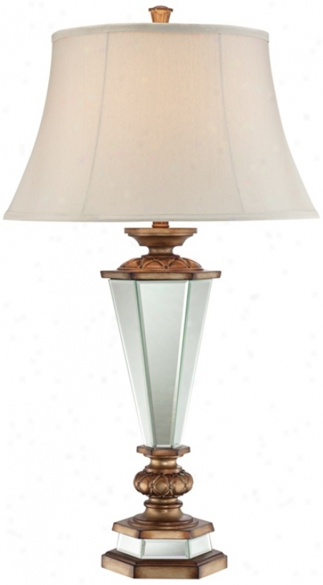 Possini Pattern Tapered Column Slab Lamp (w6718)