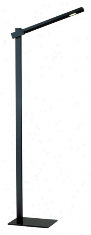 Reach Black Ld Adjustable Floor Lamp (m1249)